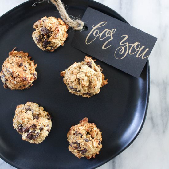 Healthy oatmeal raisin cookies