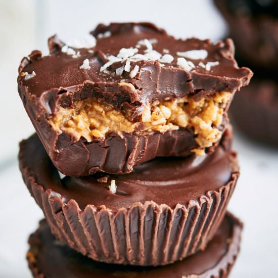 Almond Butter Coconut Cups