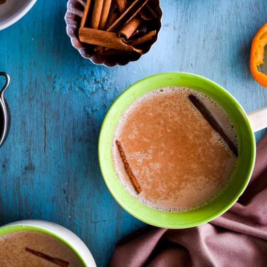 Spiced hot chocolate