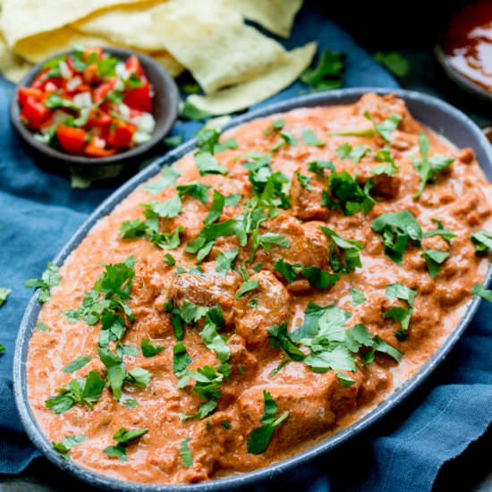 Crockpot butter chicken