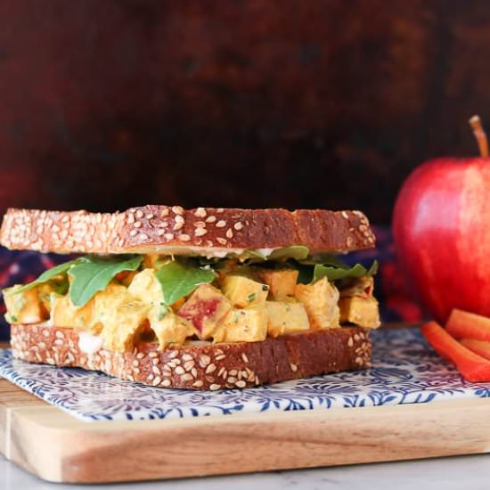 Curry Chicken Salad Sandwich
