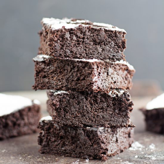 Double Chocolate Blender Brownies