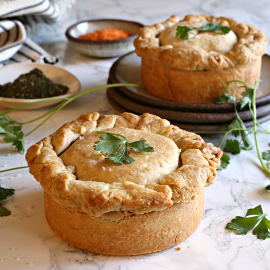 Individual Red Lentil Pot Pies