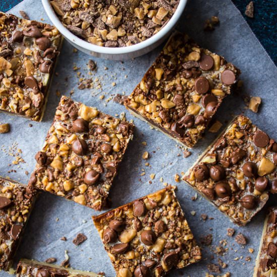 Easy Toffee Chocolate Chip Bars