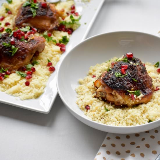 Pomegranate Chicken Thighs