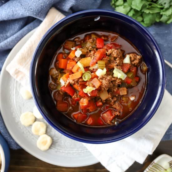Whole30 Beef Chili