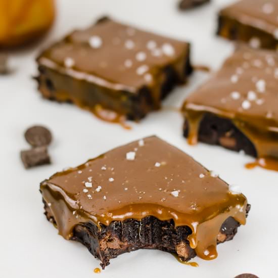 Triple Chocolate Flourless Brownies