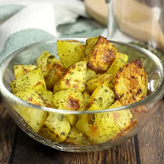 Easy Oven Roasted Ranch Potatoes