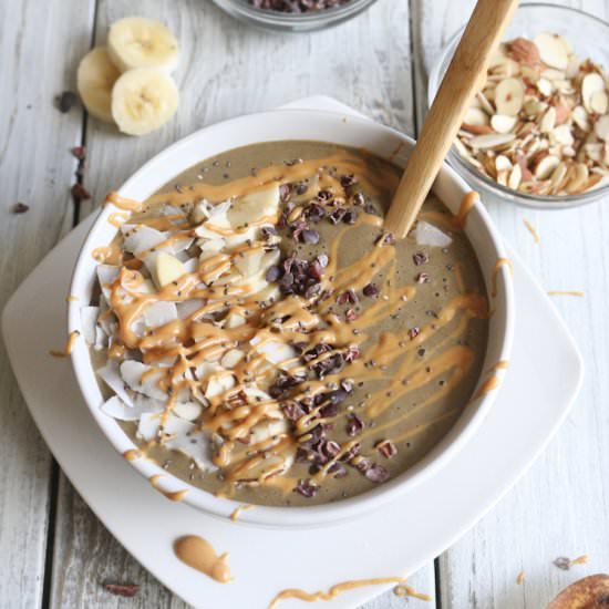 Black Bean Brownie Smoothie Bowl