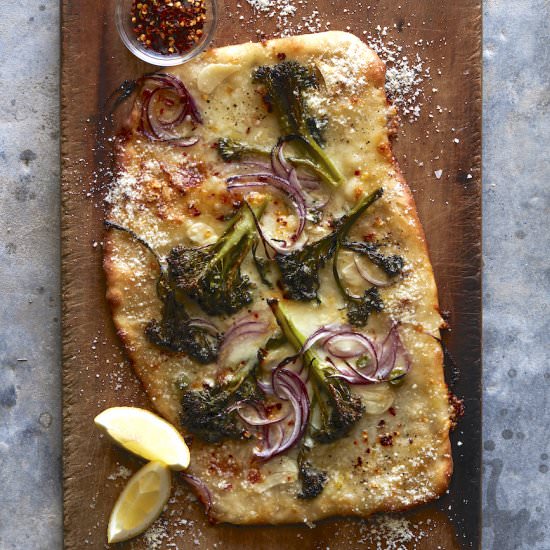 Spicy Broccolini Pizza