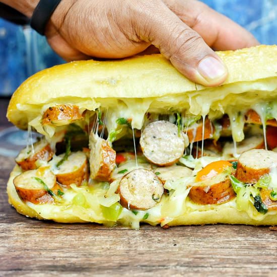 Cajun Chicken Sausage Po-Boy