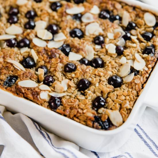 Blueberry Baked Oatmeal