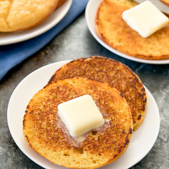 Low Carb Paleo English Muffins