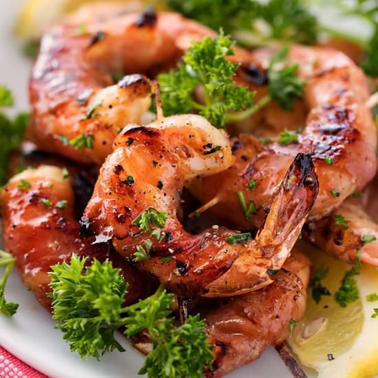 Prosciutto Honey Lemon Shrimp