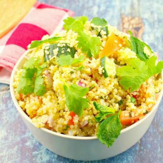 Easy Vegan Quinoa Salad