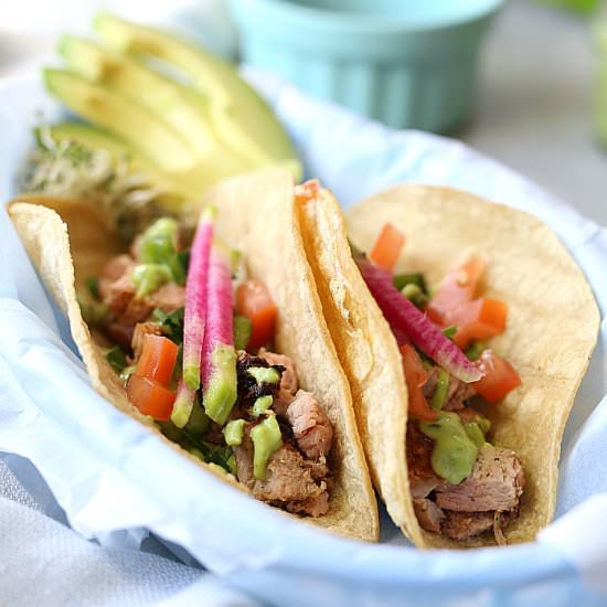 Slow Cooker Pork Tacos