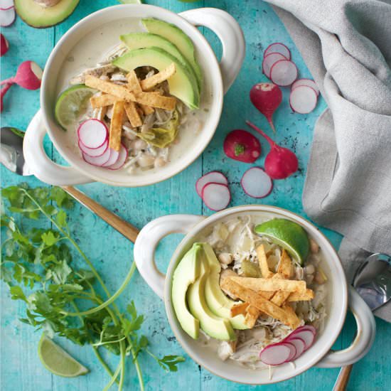 Slow Cooker White Chicken Chili
