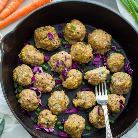 Egg Roll Meatballs