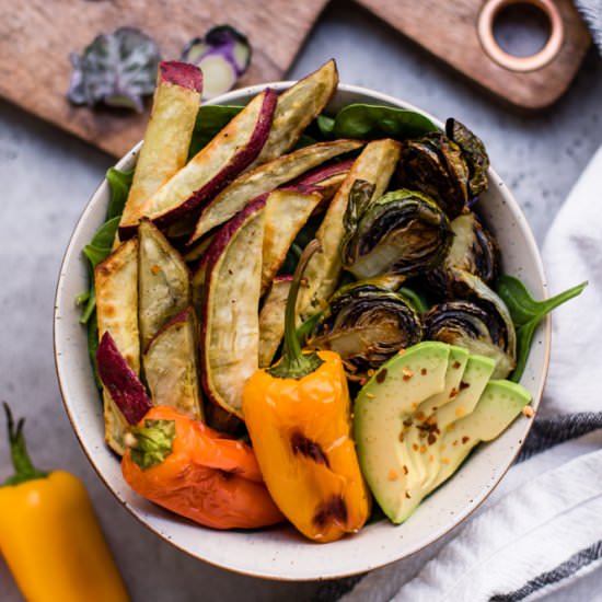 Vegan Murasaki Sweet Potato Bowl