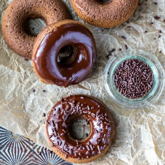 Baked Chocolate Donuts