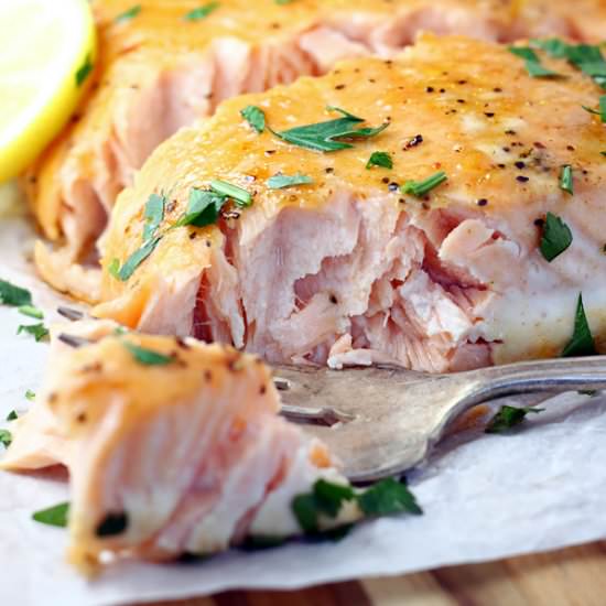 Brown Sugar Lemon Garlic Salmon