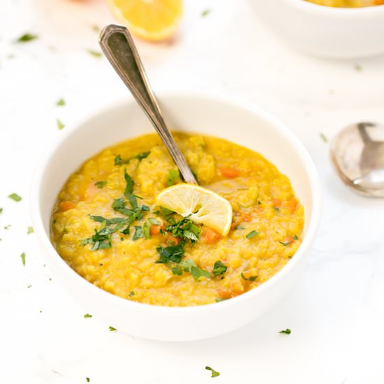 Middle Eastern Lentil Soup