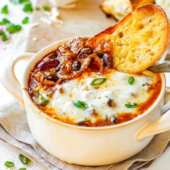 Chili Cheesesteak Stew