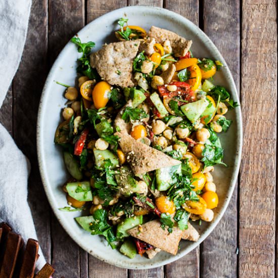 Falafel Fattoush Salad