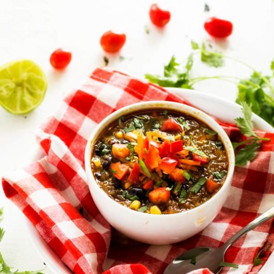 Vegan Black Bean Soup