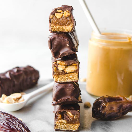Healthy Snickers Bars