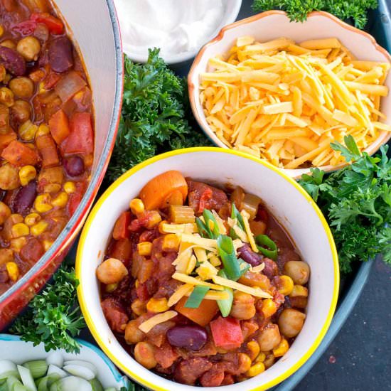 Hearty Vegetarian Chili