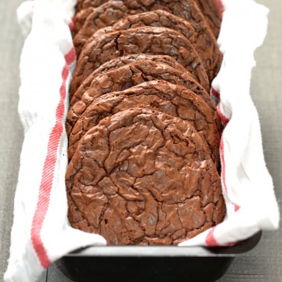 Flourless Double Chocolate Cookies