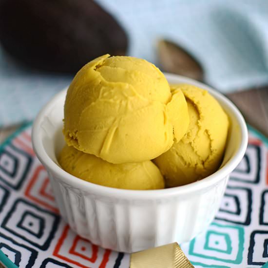 Passion Fruit & Avocado Sorbet