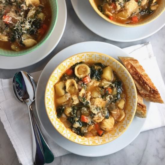Italian Potato-Pasta Soup