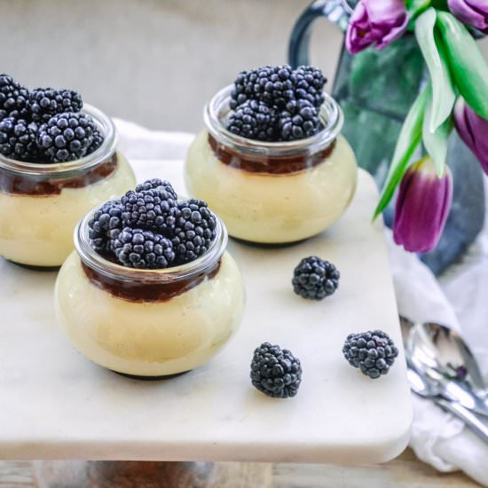 Butterscotch Pudding with Chocolate