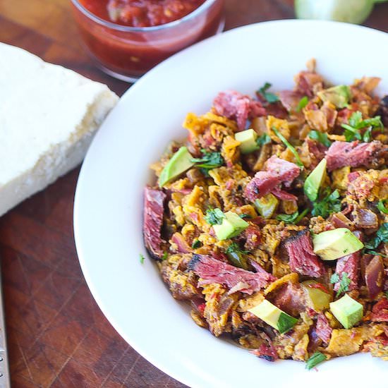 Tex-Mex Migas (breakfast skillet)