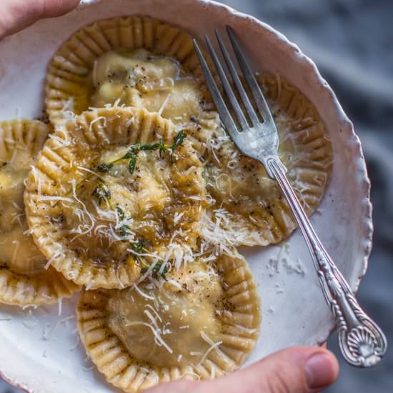 Spinach and Ricotta Ravioli