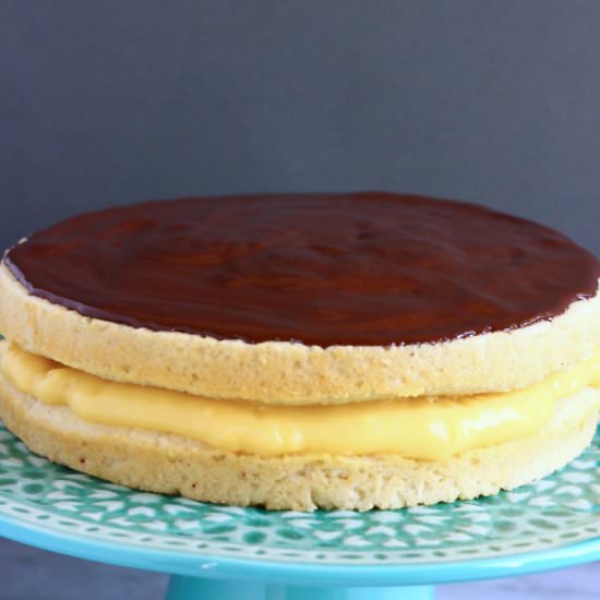 Gluten-Free Vegan Boston Cream Pie
