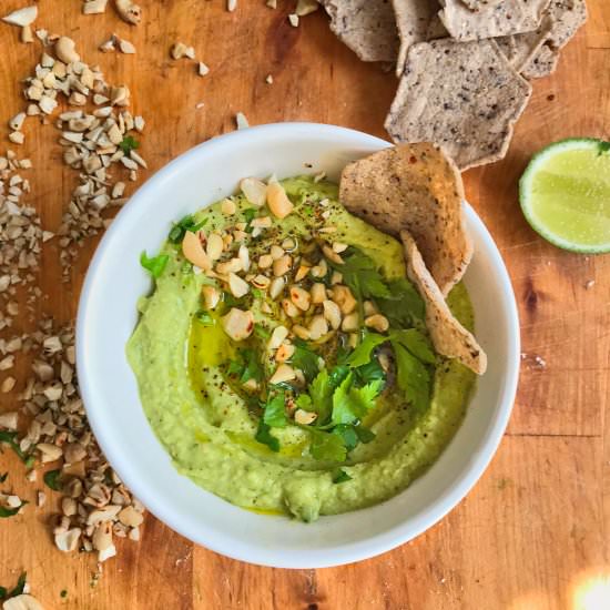Avocado White Bean Hummus