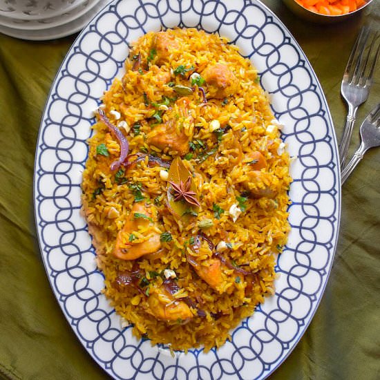 Quick & Lighter Chicken Biryani