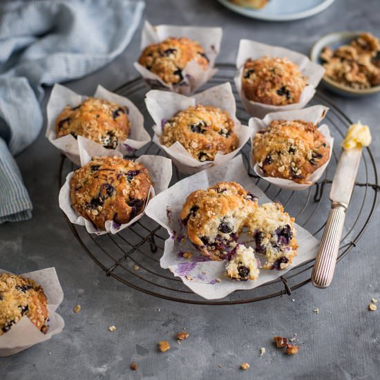 Blueberry muffins