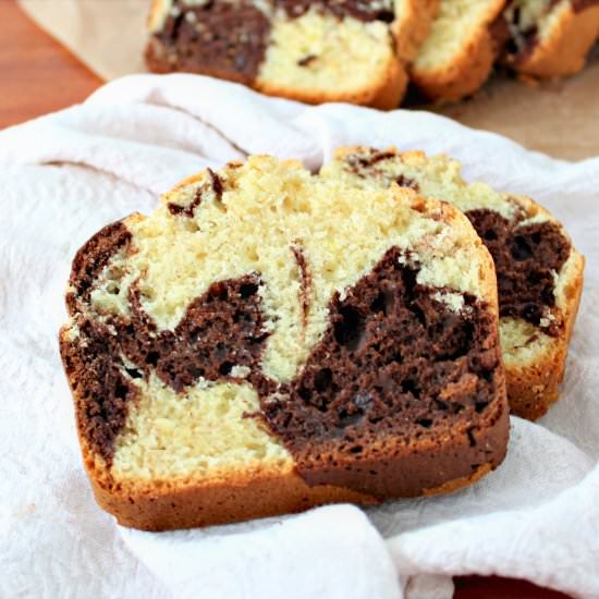 Gluten Free Marble Loaf Cake