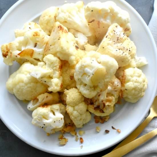 Oven Roasted Cauliflower