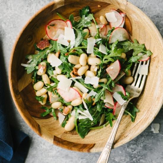 White Bean Salad with Arugula