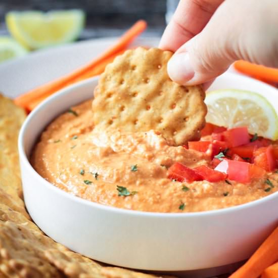 Roasted Red Pepper Hummus