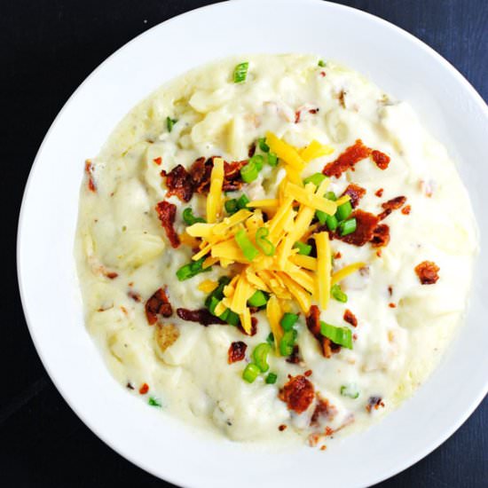 Instant Pot Baked Potato Soup