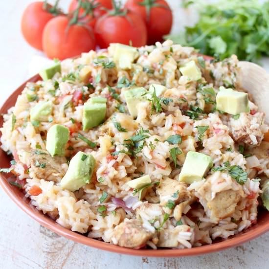 One Pot Taco Chicken & Rice