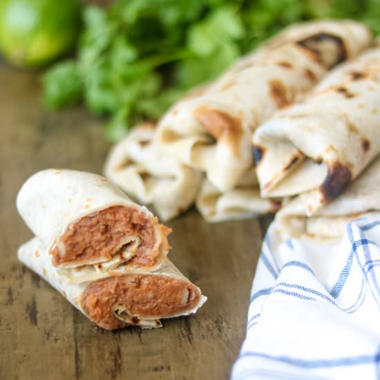 Easy Bean Burritos