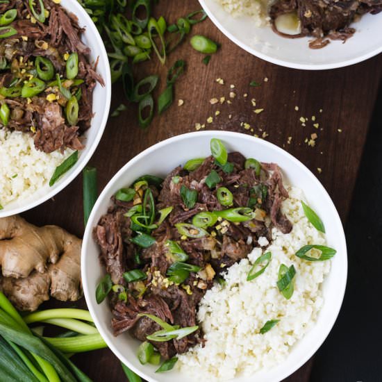 Ginger Scallion Short Ribs