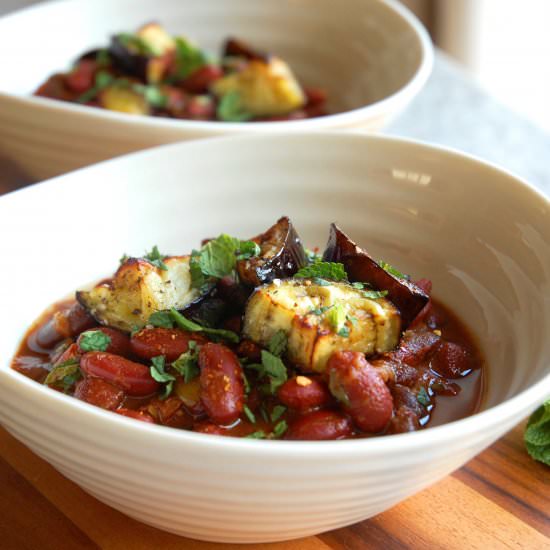 Afghan Vegan Kidney Bean Stew